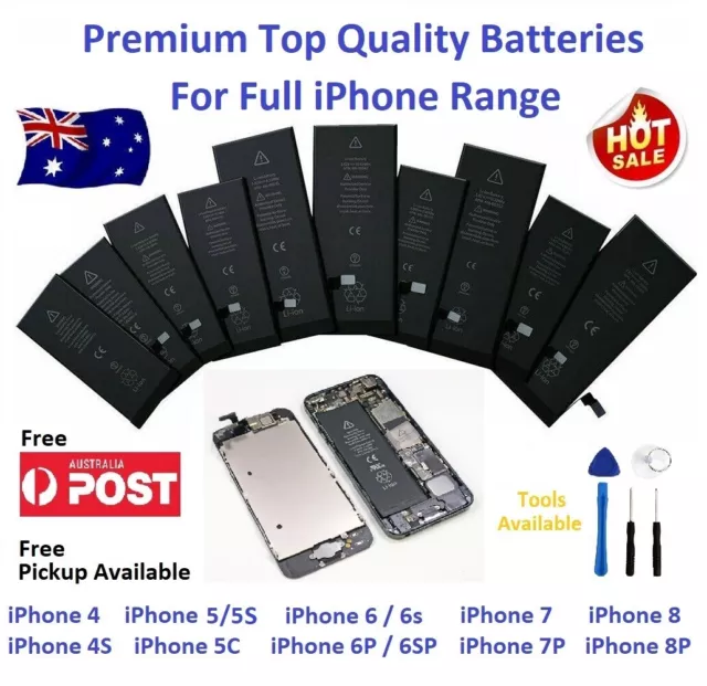 For iPhone 4 5 6 7 8 SE Battery New OEM Replacement Battery for Apple - Local