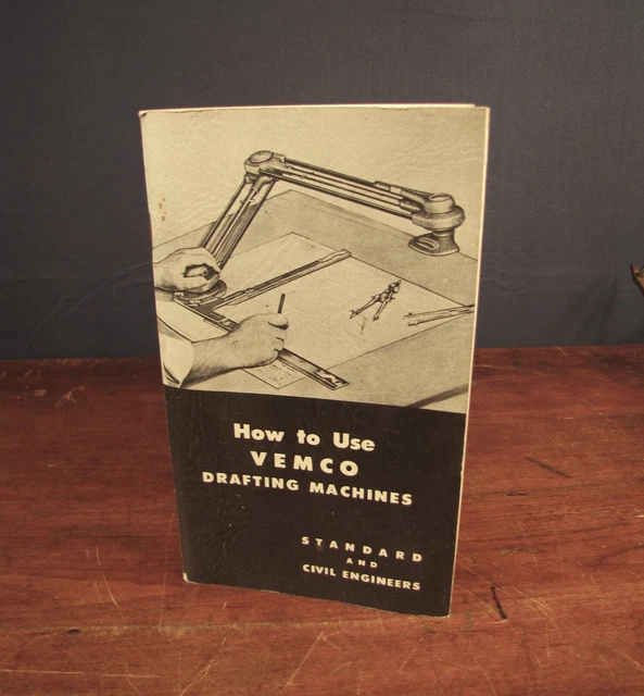 HOW TO USE Vemco drafting machines booklet, 1960. 12.00 PicClick