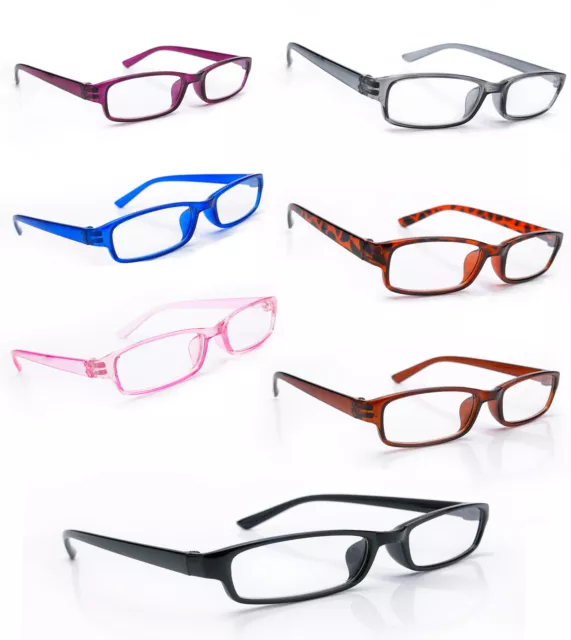 Women Men READING GLASSES +0.5 +1.0 +1.5 +2.0 +3.0  Eyeglasses  Slim Frame