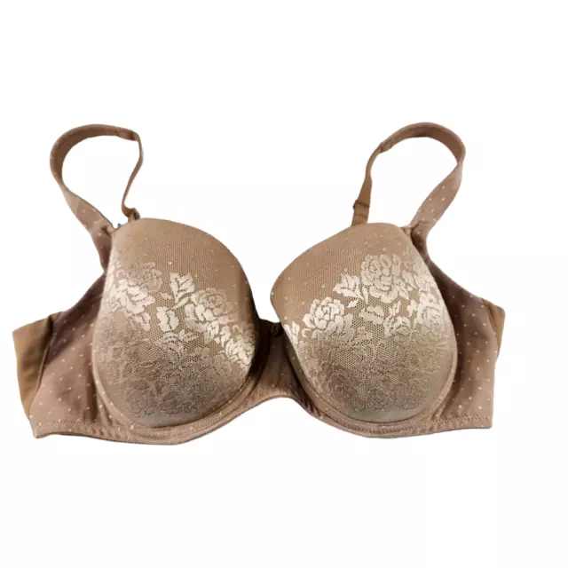 SOMA STUNNING SUPPORT Push Up Bra Women 34D Beige Lace Overlay Tan  Underwire £21.80 - PicClick UK