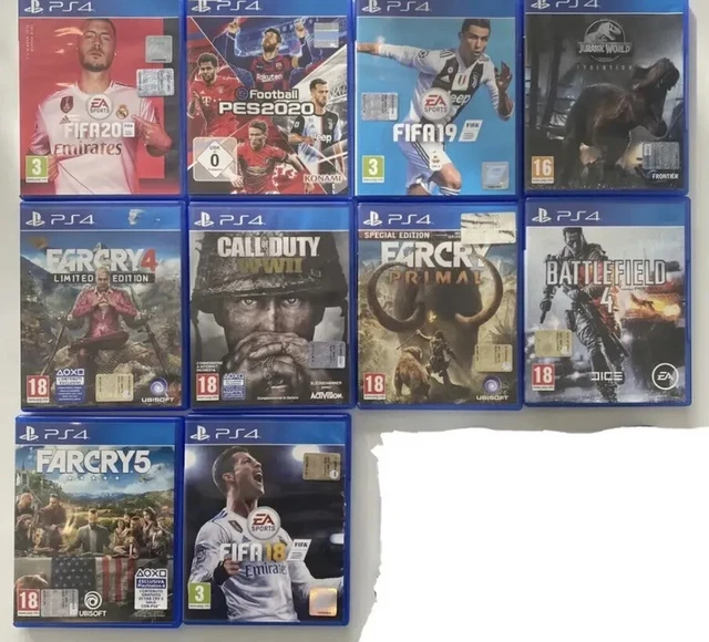 Pacchetto giochi PlayStation 4 di 10 giochi lotto di lavoro PAL PS4 videogiochi