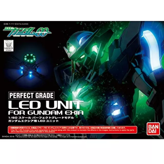 Bandai Pg 1/60 LED Unità Per Gundam Exia Platic Kit Modello Nuovo