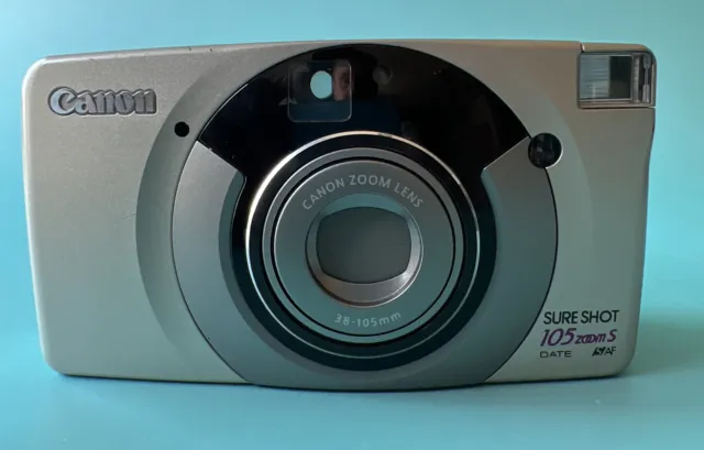 Canon Sure Shot 105 Zoom Date S AF  35mm Film Camera Works, Tested