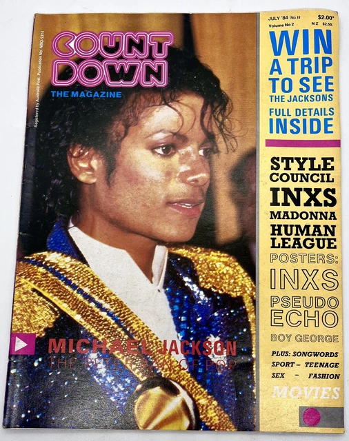 【レア商品】マイケルジャクソン 雑誌 1994年 1984 Topps Michael Jackson Complete Super Gloss Photo Card