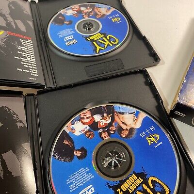 CKY 2-Pack DVD CKY Trilogy Round 1 & Round 2 Bam Margera Ryan Dunn Jackass Crew 3