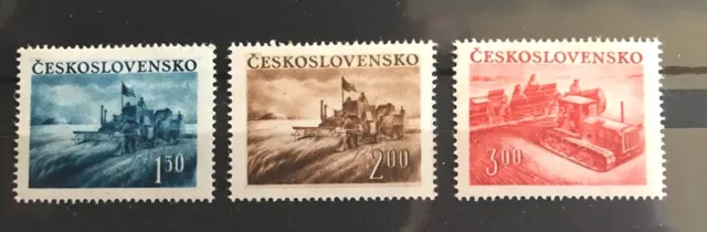 Tschechoslowakei 1952, Mi. Nr. 724 - 726, postfrisch