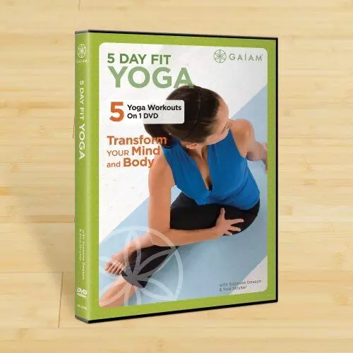 5 Day Fit Yoga [DVD] Very Good Transform Your Mind and Body GAIAM Suzanne Deason