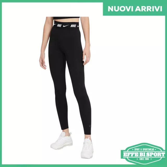 Leggings Nike Sportswear donna con logo leggins vita alta  palestra allenamento