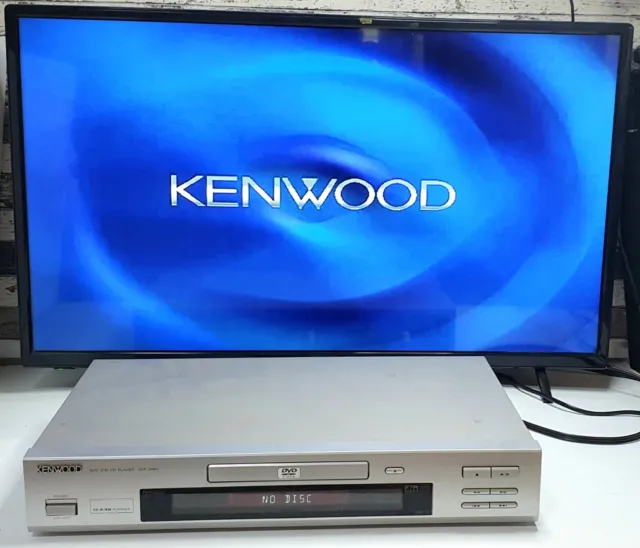 Old School 2002 Kenwood DVF-3060 DVD - VCD - CD Player - Good working Condition