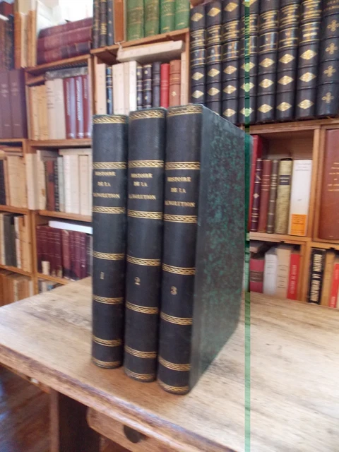 HISTOIRE DE LA REVOLUTION FRANCAISE Par Jules MICHELET(sd) vers 1869