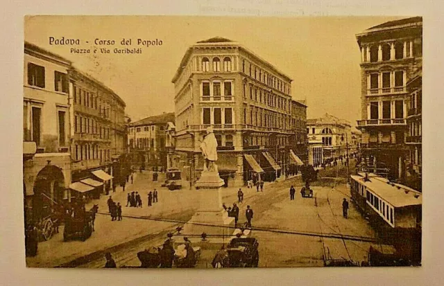 padova corso del popolo piazza garibaldi formato piccolo 1917
