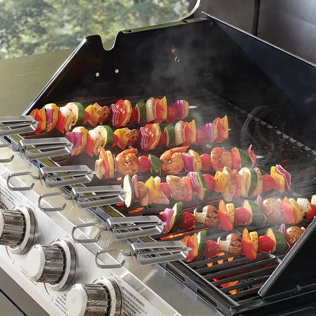 SET 4 SPIEDINI FLESSIBILI ACCIAIO INOX - Prodotti Imperdibili con