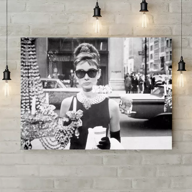 Audrey Hepburn - Breakfast at Tiffany's - Rolled Wall Art Print - Various sizes