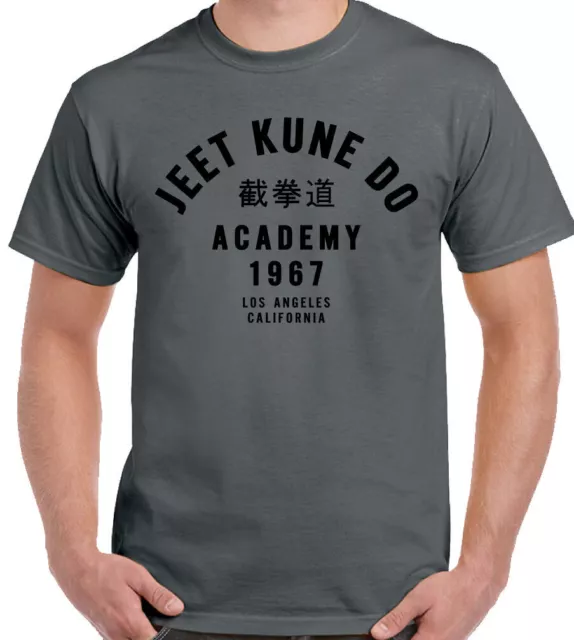 Jeet Kune Do T-Shirt Academy Mens Martial Arts MMA Top Tee UFC