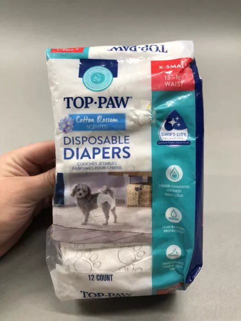 Top paw scented disposable sales diapers