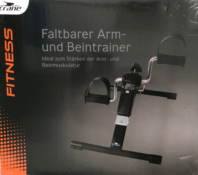 CRANE FALTBARER ARM und Beintrainer Mini Heimtrainer Pedaltrainer