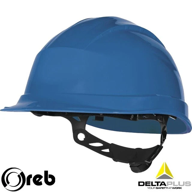Elmetto Casco di Sicurezza blu Quarts Delta Plus 1453535A
