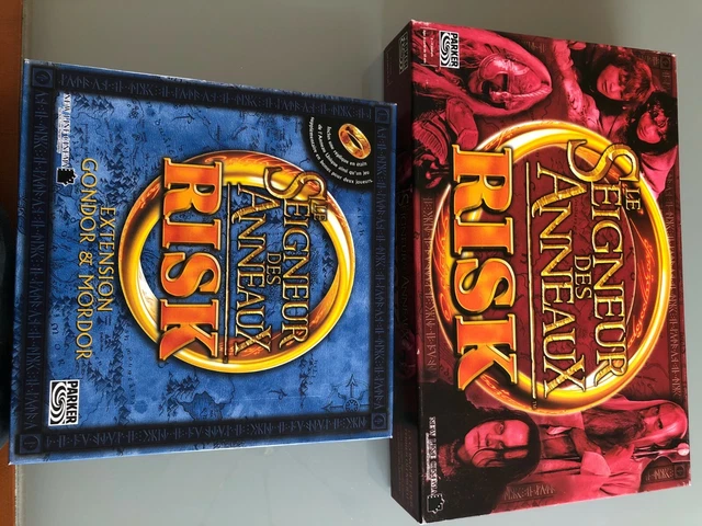 Risk Le Seigneur Des Anneaux + Extension Gondor Et Mordor – Neufs Sous Cellophane
