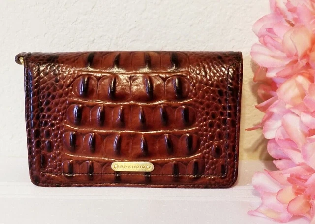 Portefeuille Voyage Charles Smith Cuir Marron Foncé Grand Format Passeport