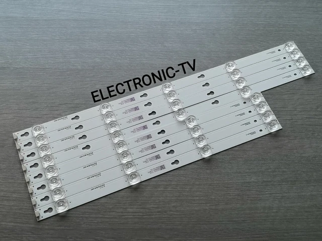 Lot De 12 Barrettes De Rétroéclairage LED Pour écran TV TCL 75EP662 - Compatible Thomson - Neuf