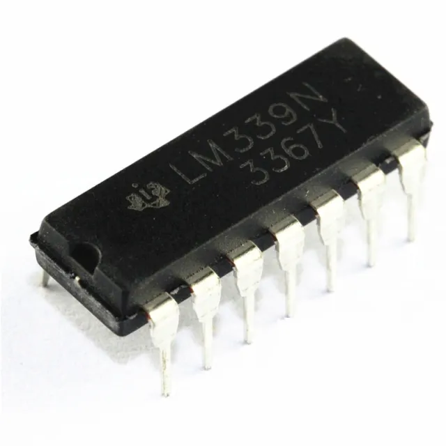 20PCS IC LM339 LM339N DIP LOW POWER Quad Voltage Comparator NEW