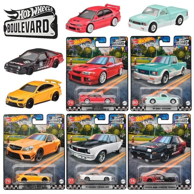 HOT WHEELS PREMIUM Boulevard 2023 GJT68 Real Riders Collectible Diecast