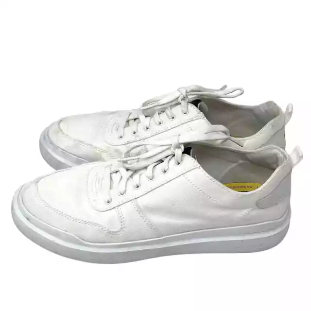 COLE HAAN GRANDPRO Rally White Canvas Sneakers Shoes Women Size 8 $21. ...