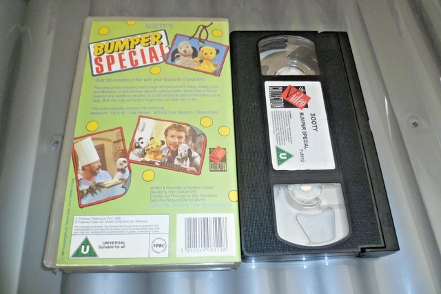SOOTY S BUMPER SPECIAL Sooty Matthew Corbett Kids Tv Series UK PAL VHS sooty-s-bumper-special-sooty-matthew-corbett-kids-tv-series-uk-pal-vhs