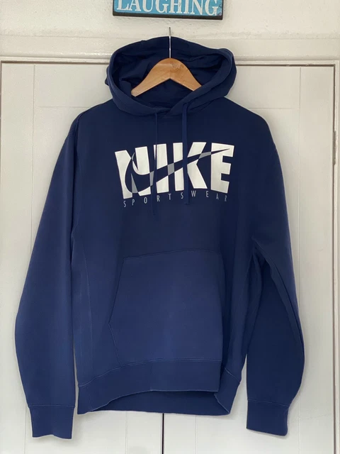 Felpa con cappuccio uomo Nike Swoosh GX tuta con cappuccio taglia media (DD5242-410) blu