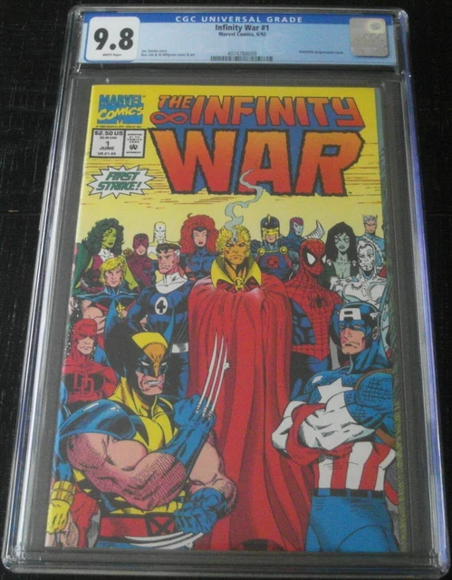 Marvel Comics The infinity War #1 First Strike CGC 9.8 Wraparound Cover