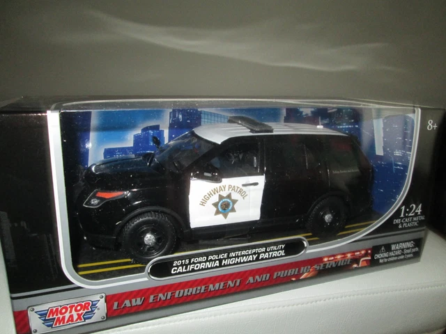 MOTORMAX CALIFORNIA HIGHWAY Patrol CHP Ford Crown Victoria échelle 1:24 MOTORMAX CALIFORNIA HIGHWAY Patrol CHP Ford Crown Victoria échelle 1:24