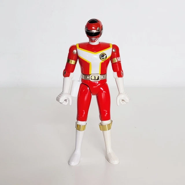 Bandai Power Rangers Kousoku Sentai Turboranger Chogokin Red Fighter A