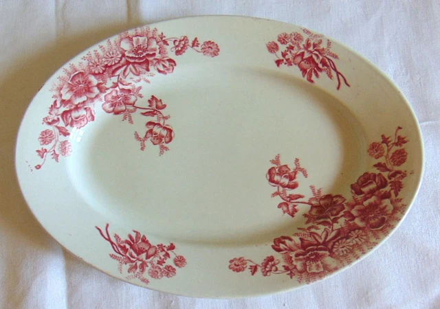 SUPERBE ANCIENNE PAIRE D'assiettes Bertrand Bordeaux Service