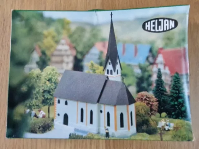 Vintage Heljan 1785 HO Rurul Church Building Kit