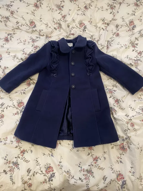 ORIGAMI Navy Coat Jacket girls Size 4