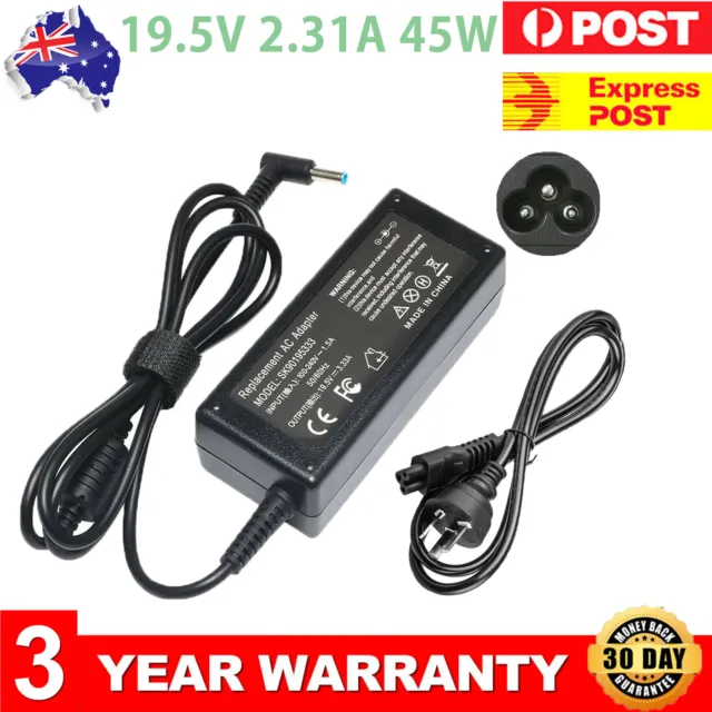 For HP Laptop Charger AC Power Adapter 740015-002 741727-001 19.5V 2.31A +Plug