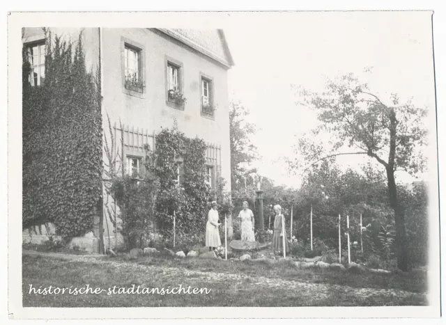 Otterwisch - Herrenhaus Mujeres en el Jardín - Lk Leipzig - Antiguo Foto 1930er