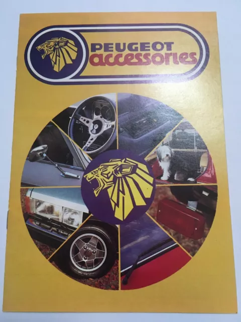 Peugeot Accessories Sales Brochure