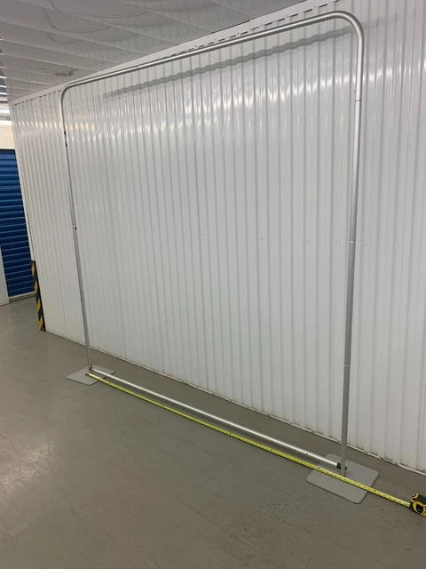 Aluminum Snap Together Trade Show Booth /Box Back Drop Stretch Fabric Cover Used Aluminum Snap Together Trade Show Booth /Box Back Drop Stretch Fabric Cover Used