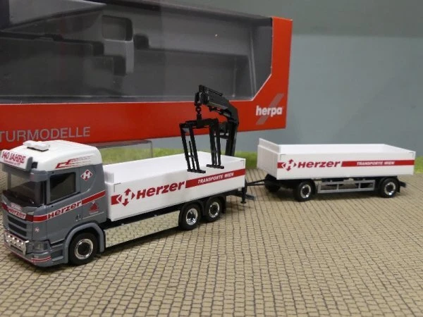 Herpa 318631 – Camion Scania CR 20 ND Rungen Martin Witt Suisse, 1/87 Plastique