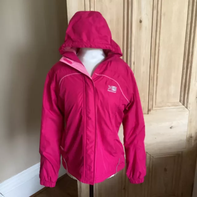 Karrimor Fleece Lined Girls Hooded Raincoat Age 13Yrs