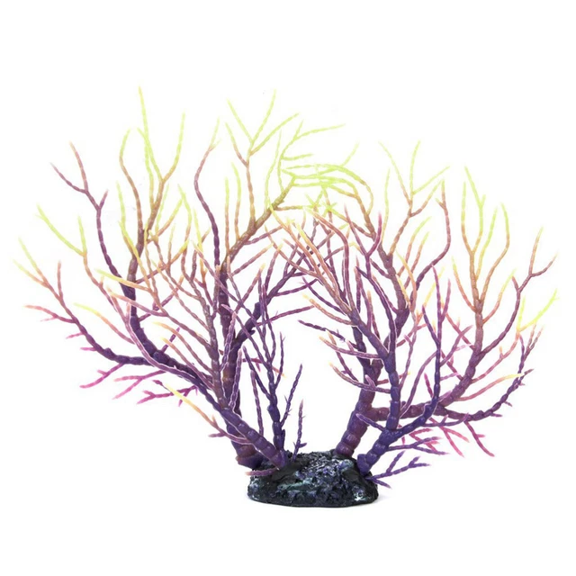 Acuario corales plantas de acuario artificiales decoración de coral planta