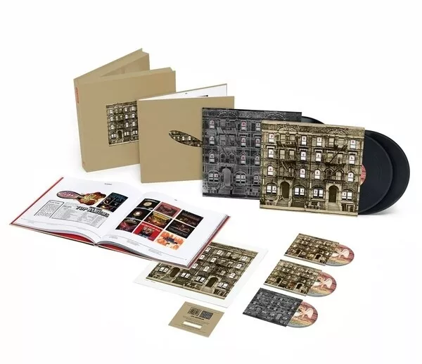 Led Zeppelin Physical Graffiti 2015 Super Deluxe vinyl 3 LP + 3CD box set + #d p