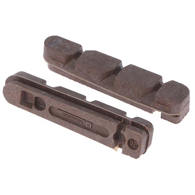 Road Bike Brake Pads Carbon Fiber Cork Compound For Shimano