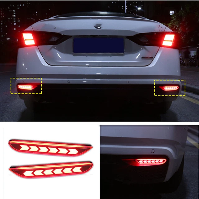 Feux Arrière LED Pour Nissan Altima 2019-2025 - Kit Complet Noir Fumé, Homologué