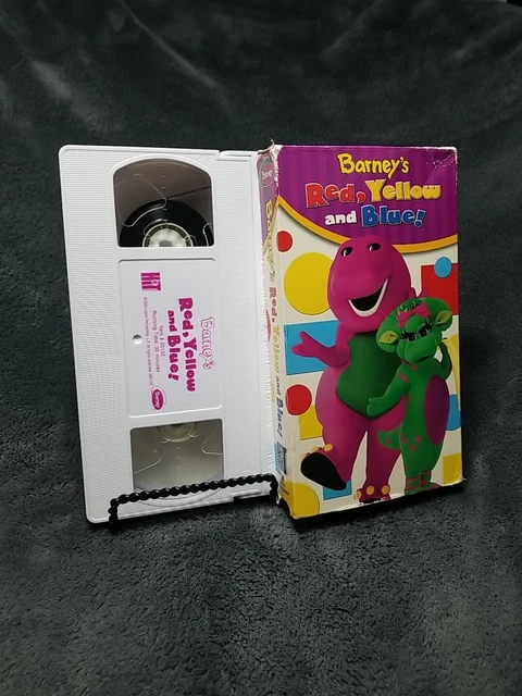 Barney & Friends Red Yellow And Blue BARNEY FRIENDS RED Yellow Blue VHS 2006 Video Tape Sing Along Songs