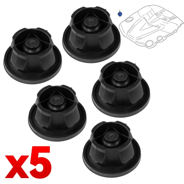 5X For Mercedes Benz C-Class W204 2007-2015 Engine Cover Grommets Bung Absorbers