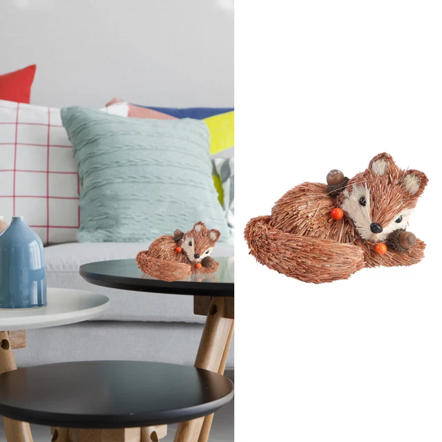 Gioielli coniglio in piedi in paglia decorazione a mano souvenir bambino ufficio