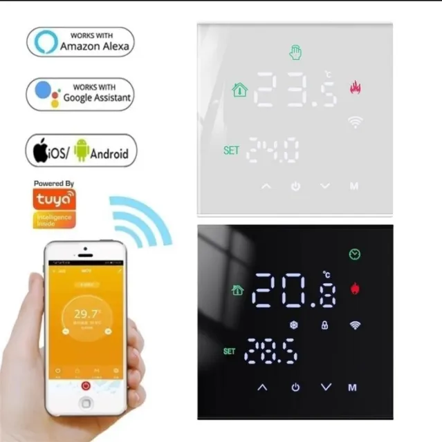 Termostato Smart WiFi intelligente Regolatore temperatura caldaia ad acqua/Gas