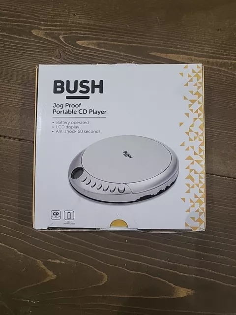 Bush Jog Proof Personal CD Player PCD-220 - Silver 5139141